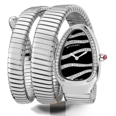 Bvlgari Serpenti Watch 102441 SP35BDSDS.2T 35 mm Stainless steel Case Black Dial