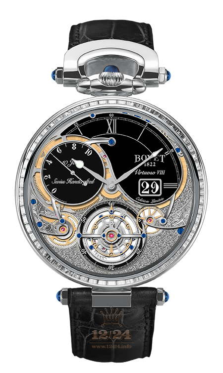 Bovet Fleurier Grandes Complications Watch T10GD002-SB1 44 mm White gold Case Black Dial