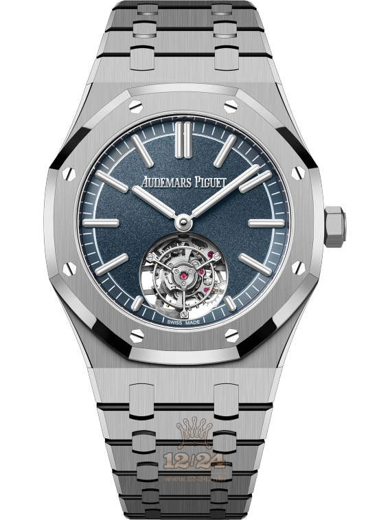 Audemars Piguet Royal Oak Watch 26730TI.OO.1320TI.01 41 mm Titanium Case Dark blue Dial