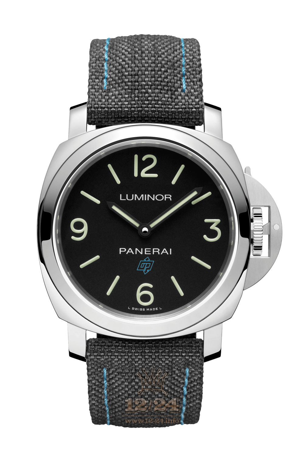 Panerai Luminor Watch PAM00774 44 mm Stainless steel Case Black Dial
