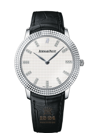 Audemars Piguet Classique Watch 15163BC.GG.A002CR.02 38 mm White gold Case White Dial