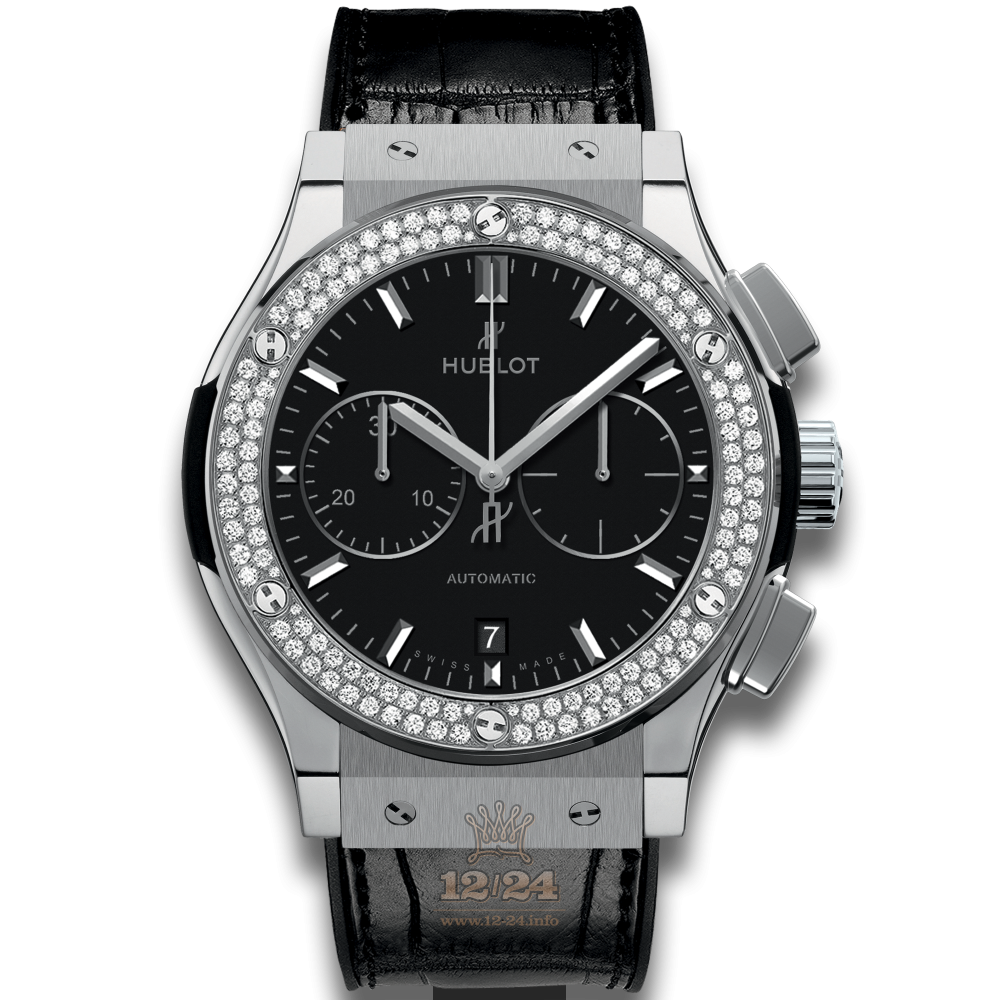 Hublot Classic Fusion Watch 521.NX.1171.LR.1104 45 mm Titanium Case Black Dial