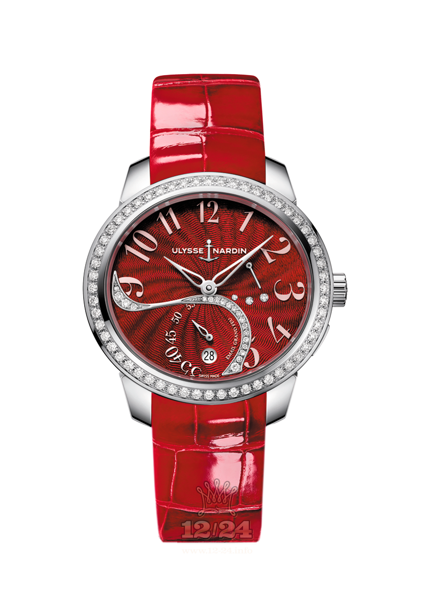 Ulysse Nardin Jade Watch 3103-125B/E6 39 mm Stainless steel Case Red Dial