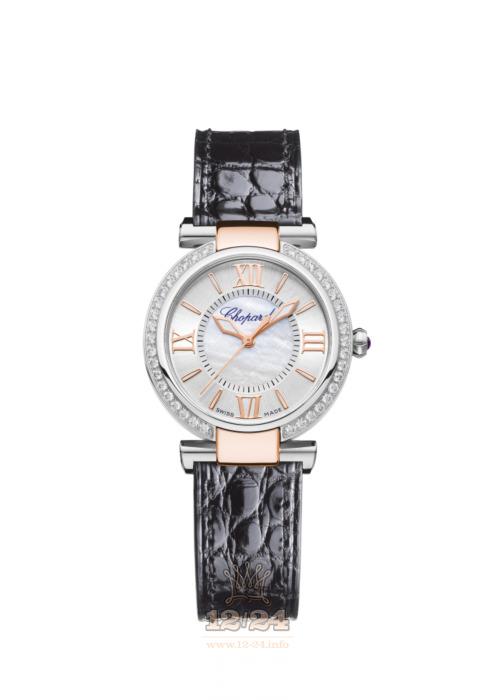 Chopard Imperiale Watch 388563-6007 29 mm Steel / Pink gold Case White Dial