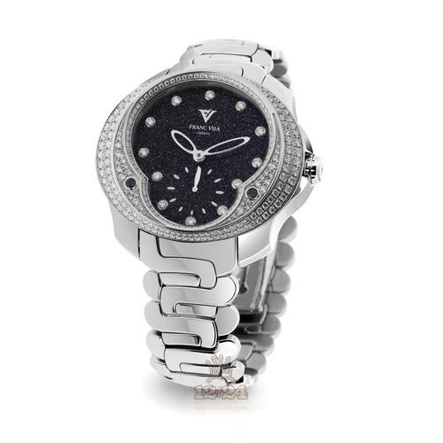 Franc Vila Tribute To Ladies Watch 80Q.SS.SF.NOI 41 mm Stainless steel Case Black Dial