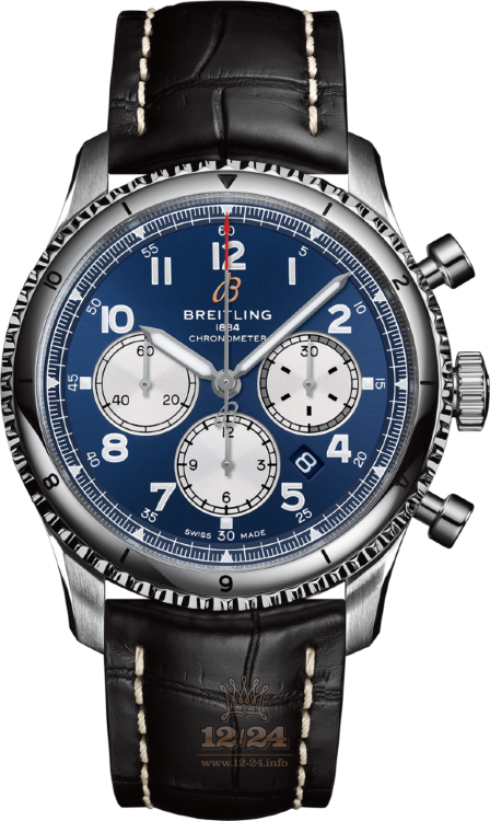 Breitling Classic AVI Watch AB0119131C1P1 43 mm Stainless steel Case Dark blue Dial