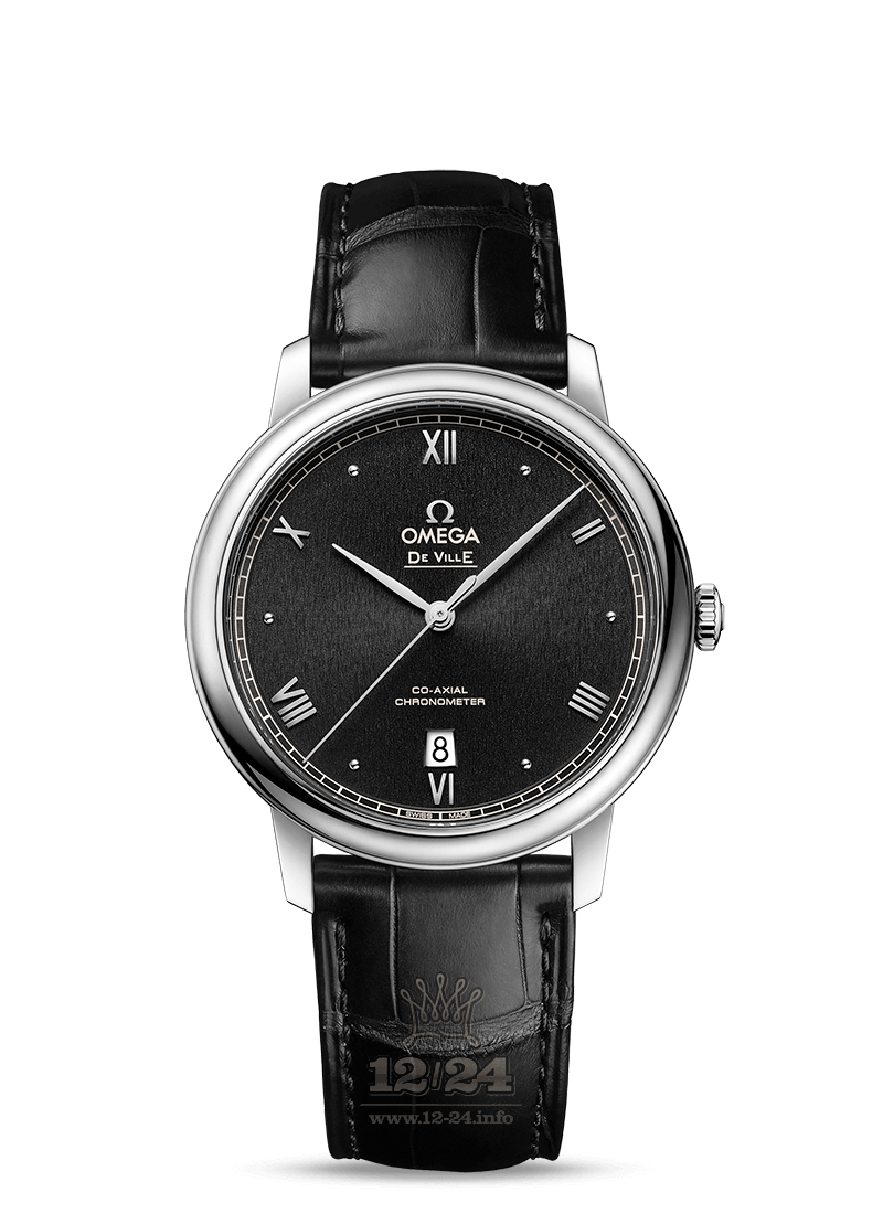 Omega De Ville Watch 424.13.40.20.01.002 40 mm Stainless steel Case Black Dial