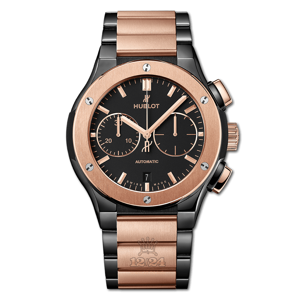 Hublot Classic Fusion Watch 520.CO.1180.CO 45 mm Pink gold Ceramics Case Black Dial