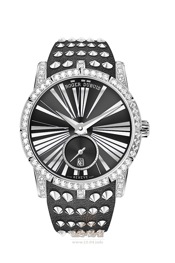 Roger Dubuis Excalibur Watch RDDBEX0666 36 mm Stainless steel Case Black Dial