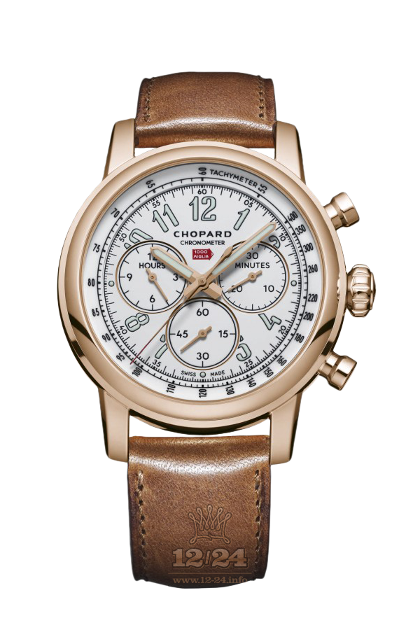 Chopard Classic Racing Watch 161299-5001 46 mm Pink gold Case White Dial