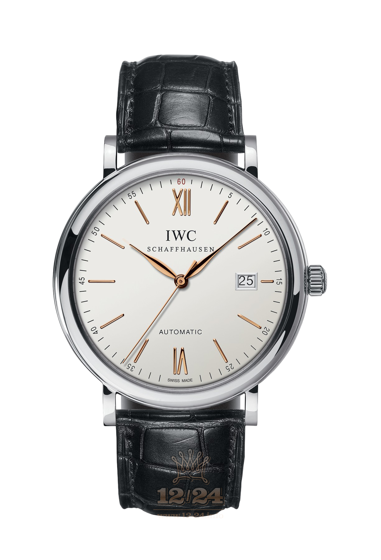 IWC Portofino Watch IW356517 40 mm Stainless steel Case Silver Dial