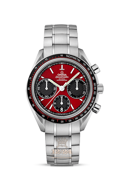 Omega Racing Watch 326.30.40.50.11.001 40 mm Stainless steel Case Red Dial