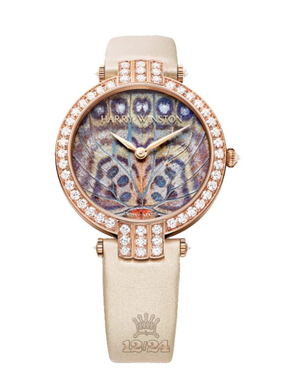 Harry Winston The Premier Collection Watch PRNAHM36RR007 36 mm Pink gold Case Painted Dial
