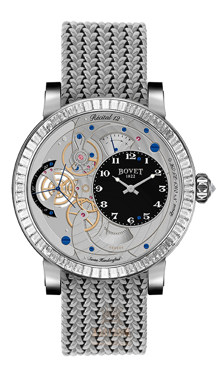Bovet Dimier Watch R120002-SB1-BP 42 mm White gold Case Black Dial