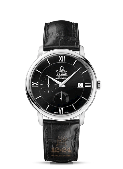 Omega Prestige Watch 424.13.40.21.01.001 40 mm Stainless steel Case Black Dial