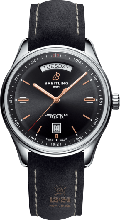 Breitling Premier Watch A45340241B1X1 40 mm Stainless steel Case Black Dial