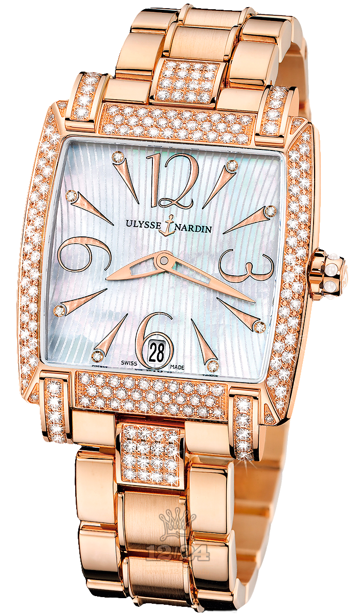 Ulysse Nardin Classic Watch 136-91AC-8C/691 34 mm Pink gold Case White Dial