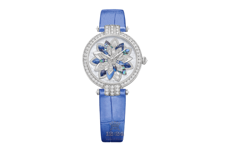 Harry Winston The Premier Collection Watch PRNAHM31WW002 31 mm White gold Case White Pink Dial