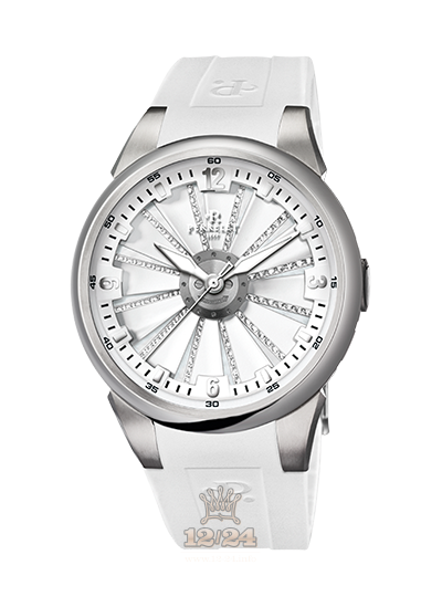 Perrelet Turbine Watch A2053/A 38 mm Stainless steel Case White Dial