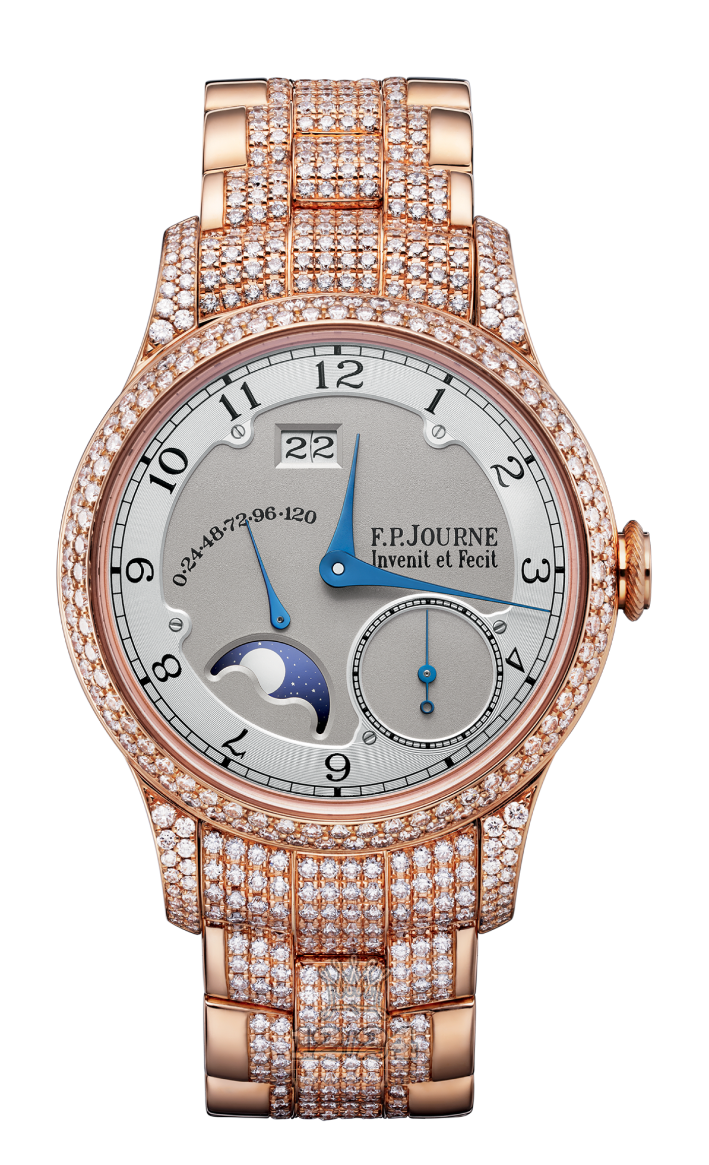 F.P.Journe Jewellery Collection Watch FPJ-Co-Jewellery-OctaDivine-D-JewOr 36 mm Pink gold Case Gray Silver Dial