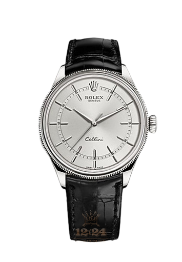 Rolex Cellini Watch 50509-0008 39 mm White gold Case Gray Dial