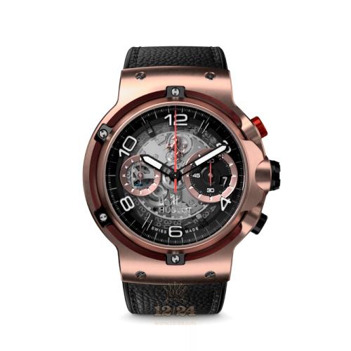 Hublot Classic Fusion Watch 526.OX.0124.VR 45 mm Red gold Case Black Gray Dial