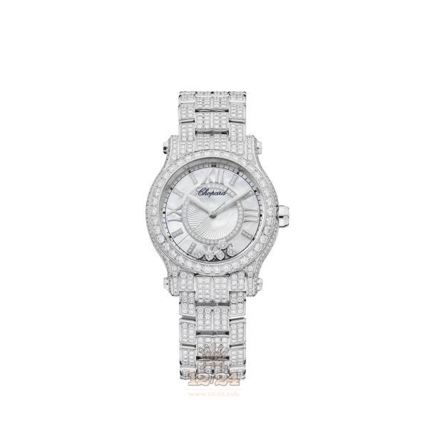 Chopard Happy Sport Watch 274302-1004 30 mm White gold Case White Dial