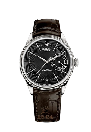 Rolex Cellini Watch 50519-0014 39 mm White gold Case Black Dial