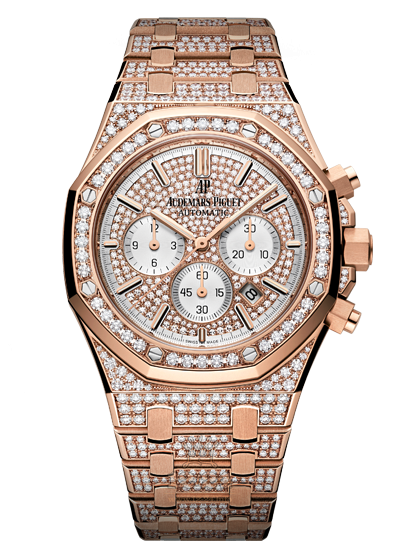 Audemars Piguet Royal Oak Watch 26322OR.ZZ.1222OR.01 41 mm Pink gold Case Pink Dial