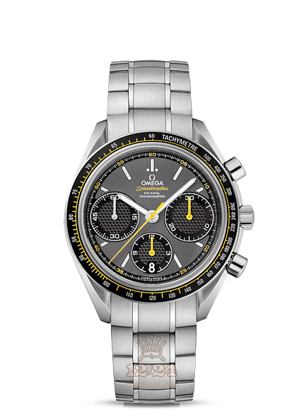 Omega Racing Watch 326.30.40.50.06.001 40 mm Stainless steel Case Gray Yellow Dial