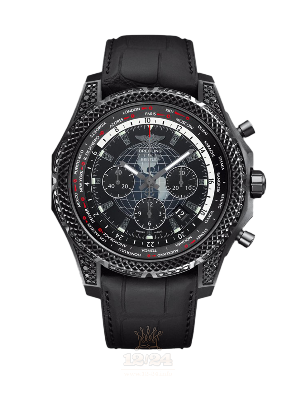 Breitling Breitling for Bentley Watch MB0521V5/BF85/265S/M20DSA.2 49 mm Stainless steel Case Black Dial