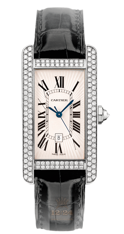 Cartier Tank Watch WB710002 42 mm White gold Case Silver Dial