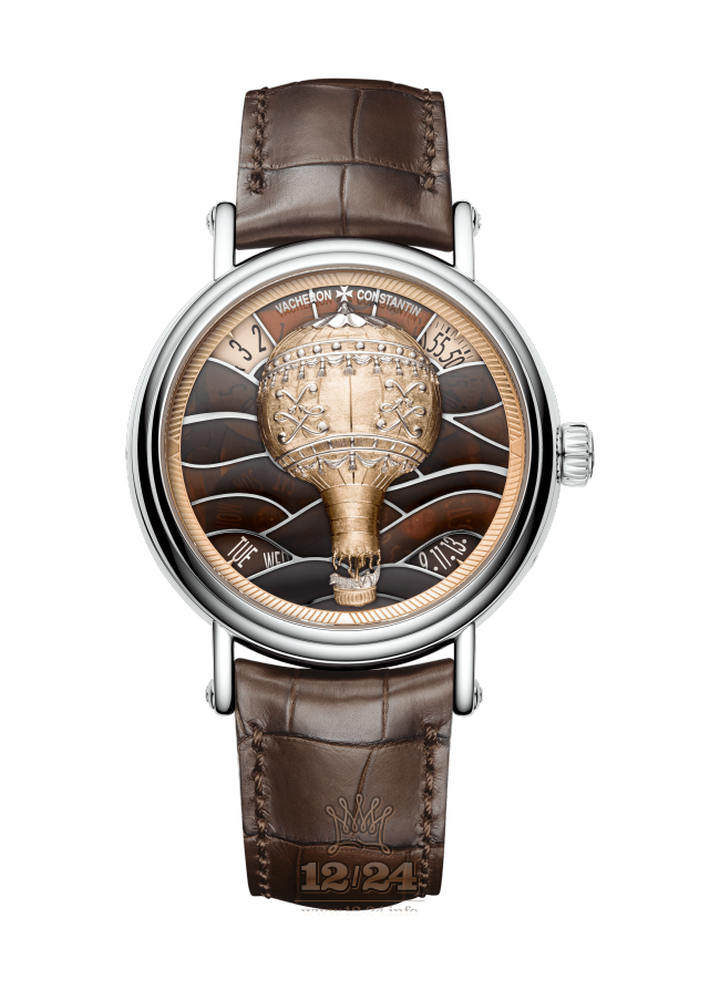 Vacheron Constantin Metiers d Art Watch 7610U/000G-B244 40 mm White gold Case Brown (chocolate) Dial