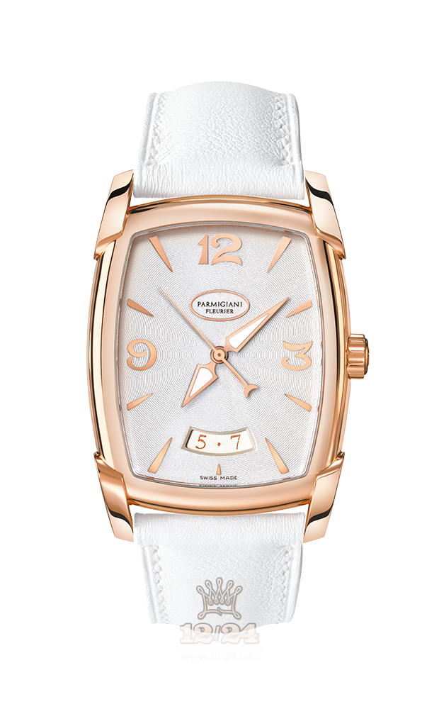 Parmigiani Fleurier Kalpa Watch PFC123-1000700-HE2421 38 mm Pink gold Case White Dial