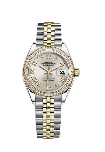 Rolex Datejust Watch 279383rbr-0005 28 mm Steel / Yellow gold Case Silver Dial