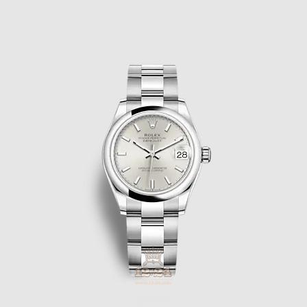 Rolex Datejust Watch 278240-0005 31 mm Stainless steel White gold Case Silver Dial