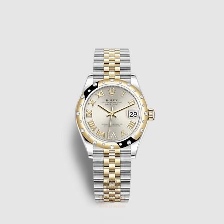 Rolex Datejust Watch 278343rbr-0004 31 mm Stainless steel Yellow gold Case Silver Dial